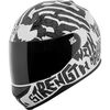 White/Black Rage With The Machine SS700 Helmet