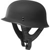  Matte Black 9mm German Beanie Helmet