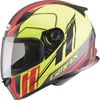 Matte Black/Hi-Vis Yellow/Red FF-49 Rogue Street Helmet