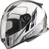 White/Silver/Black FF-49 Rogue Street Helmet