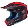 Semi-Flat Black/Red FG-MX Axis MC-1SF Helmet