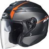 Semi-Flat Anthracite/Black/Orange IS-33 II Niro MC-7SF Helmet