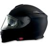 Flat Black Solaris Modular Helmet w/Electric Face Shield