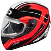Red Mugello Maker Snow Helmet w/Electric Shield
