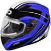 Blue Mugello Maker  Snow Helmet w/Electric Shield