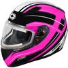 Pink Mugello Maker Snow Helmet w/Electric Shield