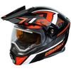 Black/Red EXO-CX950 Slash Snow Helmet w/Electric Shield