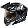 Black/Gray EXO-CX950 Slash Snow Helmet w/Electric Shield