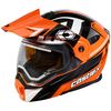 Flo Orange/Black EXO-CX950 Slash Snow Helmet w/Electric Shield