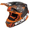 Black/Orange Blade Vertical Helmet