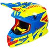 Hi-Vis/Blue/Red Boost CX Prime Helmet