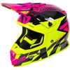 Hi-Vis/Electric Pink/Black Boost CX Prime Helmet