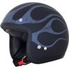 FX-75 Matte Black/Gray Flame Helmet 