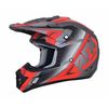 Frost Grey/Red FX-17 Force Helmet