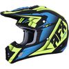 Matte Black/Green/Blue FX-17 Force Helmet 