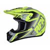 Matte Neon Yellow/Silver FX-17 Force Helmet