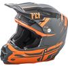 Charcoal/Orange F2 Carbon MIPS Forge Helmet