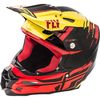 Yellow/Red/Black F2 Carbon MIPS Peick Replica Helmet