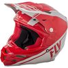 Red/Gray F2 Carbon Rewire Helmet
