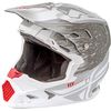 Youth Matte White/Gray Toxin MIPS Resin Helmet