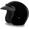 Gloss Black 3/4 Cruiser Helmet
