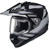 Black/Gray DS-X1 Lander MC-5 Snow Helmet w/Frameless Electric Shield