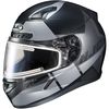 Semi-Flat Black/Gray CL-17SN Boost MC-5SF Helmet w/Frameless Electric Shield