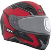 Matte Red/Black/Gray RR610 Insert Snow Helmet