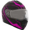 Matte Black/Pink Tranz 1.5 RSV Vision Modular Snow Helmet w/Electric Shield