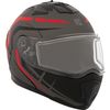 Matte Black/Gray/Red Tranz 1.5 RSV Scorpion Modular Snow Helmet w/Electric Shield