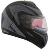 Gray Tranz RSV Eagle Modular Snow Helmet w/Electric Shield
