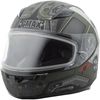 Youth Flat Black/OD Green GM49Y Trooper Snowmobile Helmet w/Dual Lens Shield