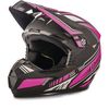 Flat Black/Pink MX46 Uncle Helmet