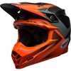 Matte Orange/Gloss Charcoal Hound Moto-9 Flex Helmet