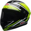 Hi-Viz Green/Black Star MIPS DLX Torsion Helmet with ProTint Shield