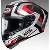Silver/Black/Red X-Fourteen Brink TC-5 Helmet