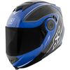 Blue/Black Split Decision SS1710 Modular Helmet