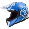 Youth Blue/White Fast V2 Mini Spot Helmet