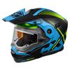 Matte Blue/Hi-Vis EXO-CX950 Focus Snow Helmet w/Electric Shield