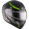 Black/Gray/Green Flex RSV Hero Modular Snow Helmet