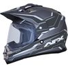 Frost Gray/Carbon  FX-39 Dual Sport Series 2 Helmet