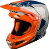Youth Grey/Orange/Blue Origin Formula Carbon Helmet