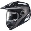 Semi-Flat Black/Dark Gray/White DS-X1 Awing MC-5SF Snow Helmet w/Electric Shield