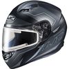 Semi-Flat Black/Gray CS-R3 Trion MC-5SF Snow Helmet w/Electric Shield