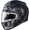 Semi-Flat Black/Gray CL-17SN Arica MC-4SF Snow Helmet w/Electric Shield