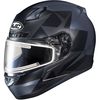 Semi-Flat Gray/Dark Blue/Black CL-17SN Ragua MC-5SF Snow Helmet w/Electric Shield