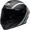 Matte/Gloss Black/White/Orange Star DLX Mips Tantrum Helmet with ProTint Shield