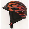 Matte Orange Hot Rod Alto Custom Helmet