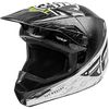 Black/White/Hi-Vis Kinetic K120 Helmet 