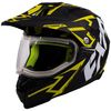 Black/Hi-Vis Octane X Deviant Helmet w/Electric Shield
